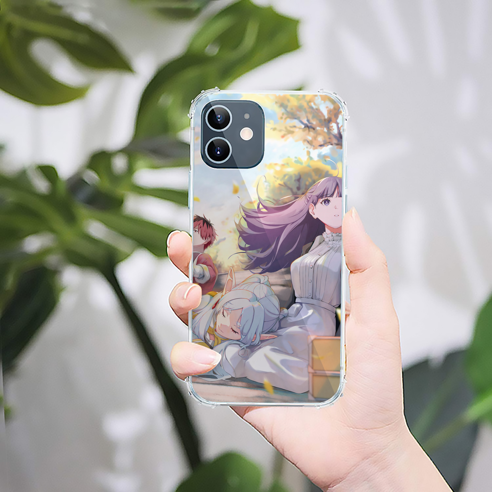 （画像用） 葬送のフリーレン Frieren 【iPhone 12シリーズ対応】透明スマホケース（クリアソフトケース）